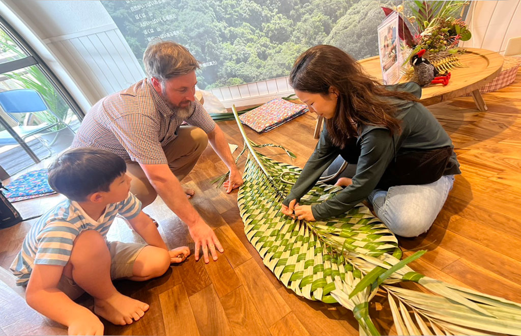 くじゃん草編み